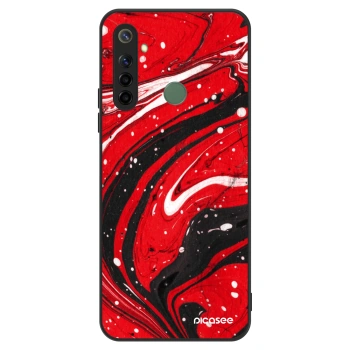 Szilikon tok erre a típusra Realme 6i - Red black