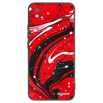 Picasee fekete szilikon tok az alábbi mobiltelefonokra Xiaomi Redmi 9AT - Red black
