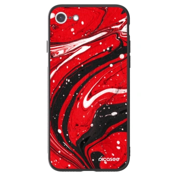 Picasee ULTIMATE CASE Apple iPhone SE 2020 - készülékre - Red black
