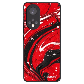 Picasee fekete szilikon tok az alábbi mobiltelefonokra Huawei Nova 9 - Red black