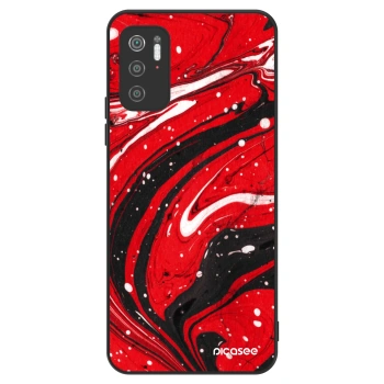 Szilikon tok erre a típusra Xiaomi Poco M3 Pro 5G - Red black