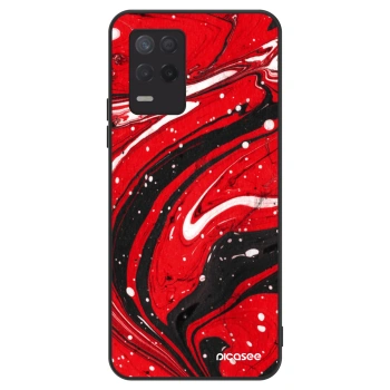 Szilikon tok erre a típusra Realme 8 5G - Red black