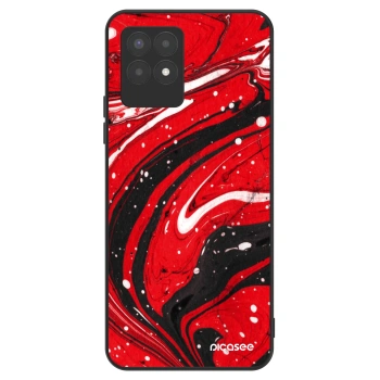 Szilikon tok erre a típusra Realme 8i - Red black