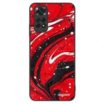 Szilikon tok erre a típusra Xiaomi Redmi Note 11S 4G - Red black