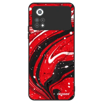 Szilikon tok erre a típusra Xiaomi Poco X4 Pro 5G - Red black