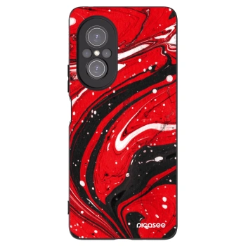 Picasee fekete szilikon tok az alábbi mobiltelefonokra Huawei Nova 9 SE - Red black