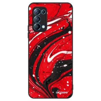 Szilikon tok erre a típusra OPPO Reno 5 5G - Red black