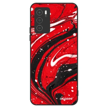 Szilikon tok erre a típusra OPPO A16s - Red black