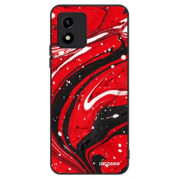 Szilikon tok erre a típusra Vivo Y01 - Red black