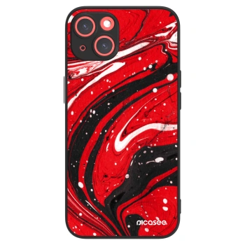 Picasee ULTIMATE CASE MagSafe Apple iPhone 13 - készülékre - Red black