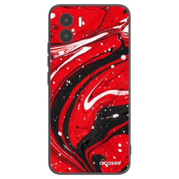 Picasee fekete szilikon tok az alábbi mobiltelefonokra Xiaomi Redmi A1 - Red black