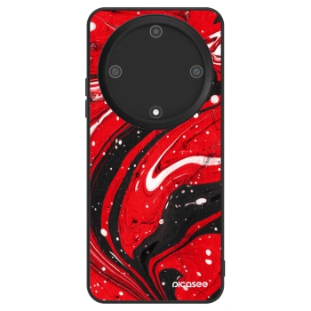 Szilikon tok erre a típusra Honor Magic5 Lite 5G - Red black