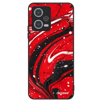 Szilikon tok erre a típusra Xiaomi Redmi Note 12 5G - Red black