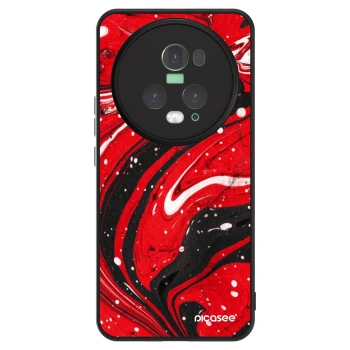 Szilikon tok erre a típusra Honor Magic5 Pro - Red black