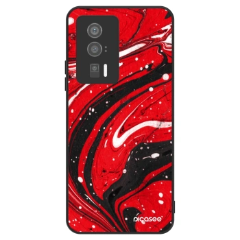 Szilikon tok erre a típusra Xiaomi Poco F5 Pro 5G - Red black