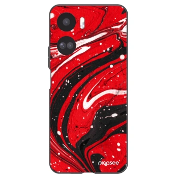 Picasee fekete szilikon tok az alábbi mobiltelefonokra Honor 90 Lite 5G - Red black