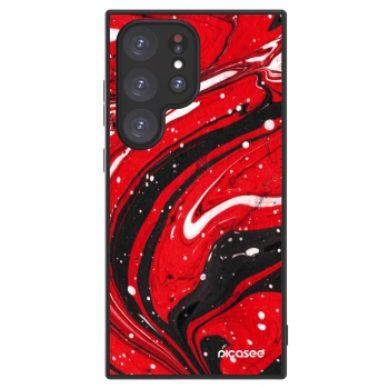 Szilikon tok erre a típusra Samsung Galaxy S24 Ultra S928B 5G - Red black