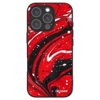 Picasee ULTIMATE CASE Apple iPhone 16 Pro - készülékre - Red black