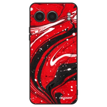 Szilikon tok erre a típusra OnePlus Nord 4 - Red black