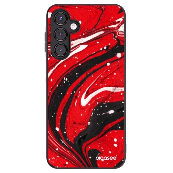 Picasee fekete szilikon tok az alábbi mobiltelefonokra Samsung Galaxy A16 5G - Red black
