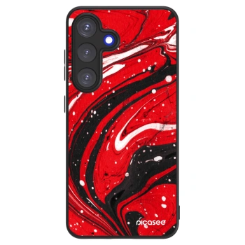 Picasee ULTIMATE CASE Samsung Galaxy S25 5G - készülékre - Red black