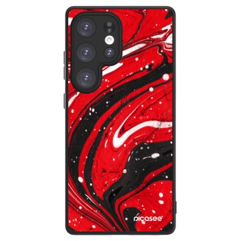 Picasee ULTIMATE CASE Samsung Galaxy S25 Ultra 5G - készülékre - Red black