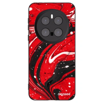 Picasee fekete szilikon tok az alábbi mobiltelefonokra Honor Magic7 Pro 5G - Red black