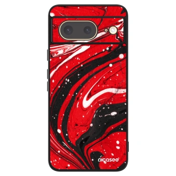 Szilikon tok erre a típusra Google Pixel 8 - Red black