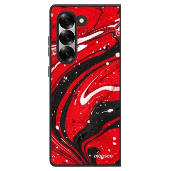 Szilikon tok erre a típusra Samsung Galaxy Z Fold6 5G - Red black