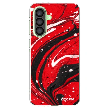 Picasee átlátszó szilikon tok az alábbi mobiltelefonokra Samsung Galaxy A26 5G A266B - Red black