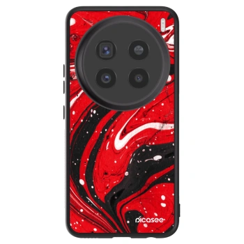 Szilikon tok erre a típusra Vivo X200 Pro - Red black
