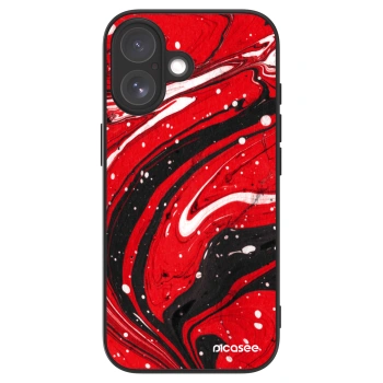 Picasee ULTIMATE CASE MagSafe Apple iPhone 17 - készülékre - Red black