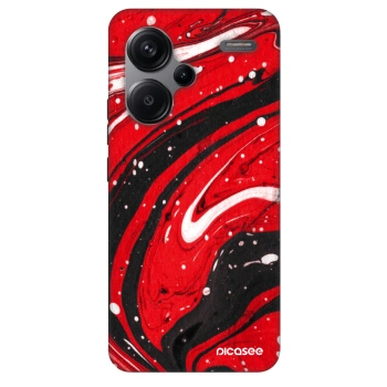 Szilikon tok erre a típusra Xiaomi Redmi Note 13 Pro+ 5G - Red black