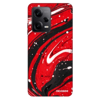 Szilikon tok erre a típusra Xiaomi Redmi Note 12 Pro 5G - Red black