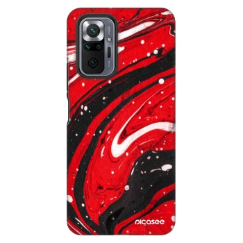 Szilikon tok erre a típusra Xiaomi Redmi Note 10 Pro - Red black