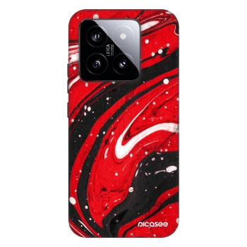 Szilikon tok erre a típusra Xiaomi 14 - Red black