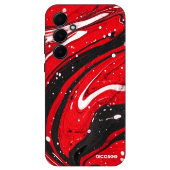 Szilikon tok erre a típusra Samsung Galaxy A55 5G A556B - Red black