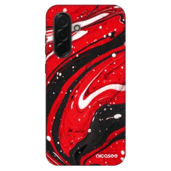 Szilikon tok erre a típusra Samsung Galaxy A36 5G - Red black