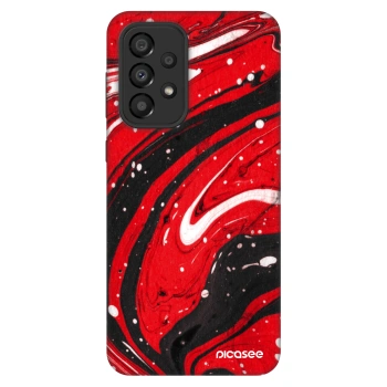 Szilikon tok erre a típusra Samsung Galaxy A33 5G A336 - Red black