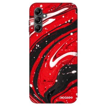 Szilikon tok erre a típusra Samsung Galaxy A16 5G - Red black