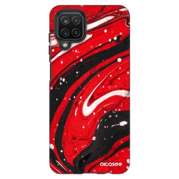 Szilikon tok erre a típusra Samsung Galaxy A12 A125F - Red black