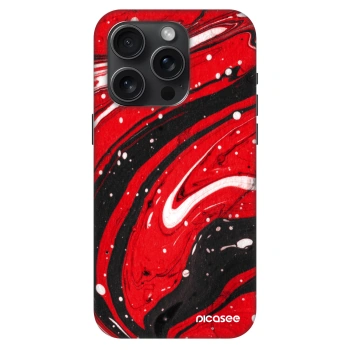 Szilikon tok erre a típusra Apple iPhone 15 Pro - Red black