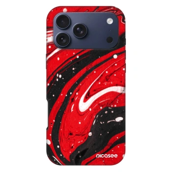 Szilikon tok erre a típusra Apple iPhone 17 Pro Max - Red black