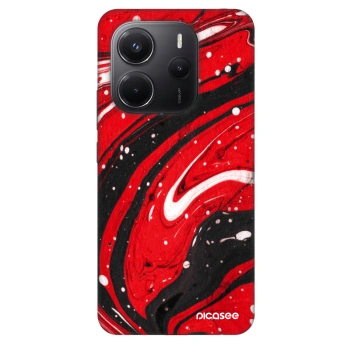 Szilikon tok erre a típusra Xiaomi Redmi Note 14 4G - Red black