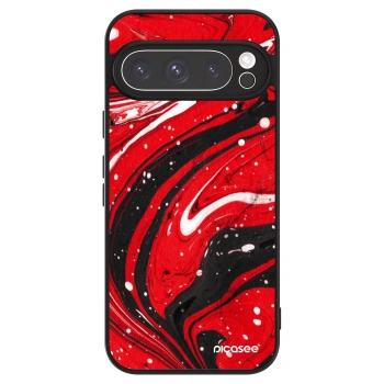 Szilikon tok erre a típusra Google Pixel 9 Pro XL - Red black