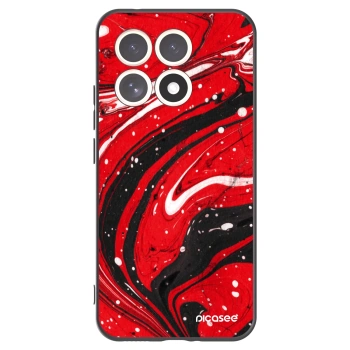 Picasee fekete szilikon tok az alábbi mobiltelefonokra Xiaomi 15T - Red black