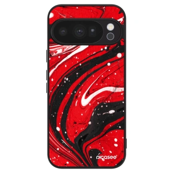 Szilikon tok erre a típusra Google Pixel 10 Pro - Red black