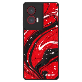 Szilikon tok erre a típusra Motorola Edge 50 Fusion - Red black