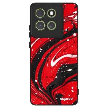 Szilikon tok erre a típusra Motorola Moto G86 Power 5G - Red black