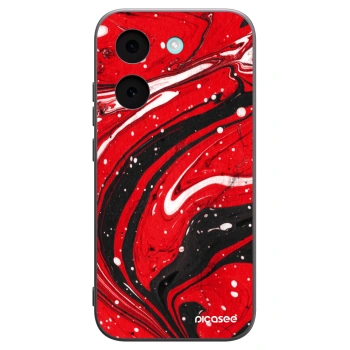 Picasee fekete szilikon tok az alábbi mobiltelefonokra Xiaomi Poco X8 Pro - Red black